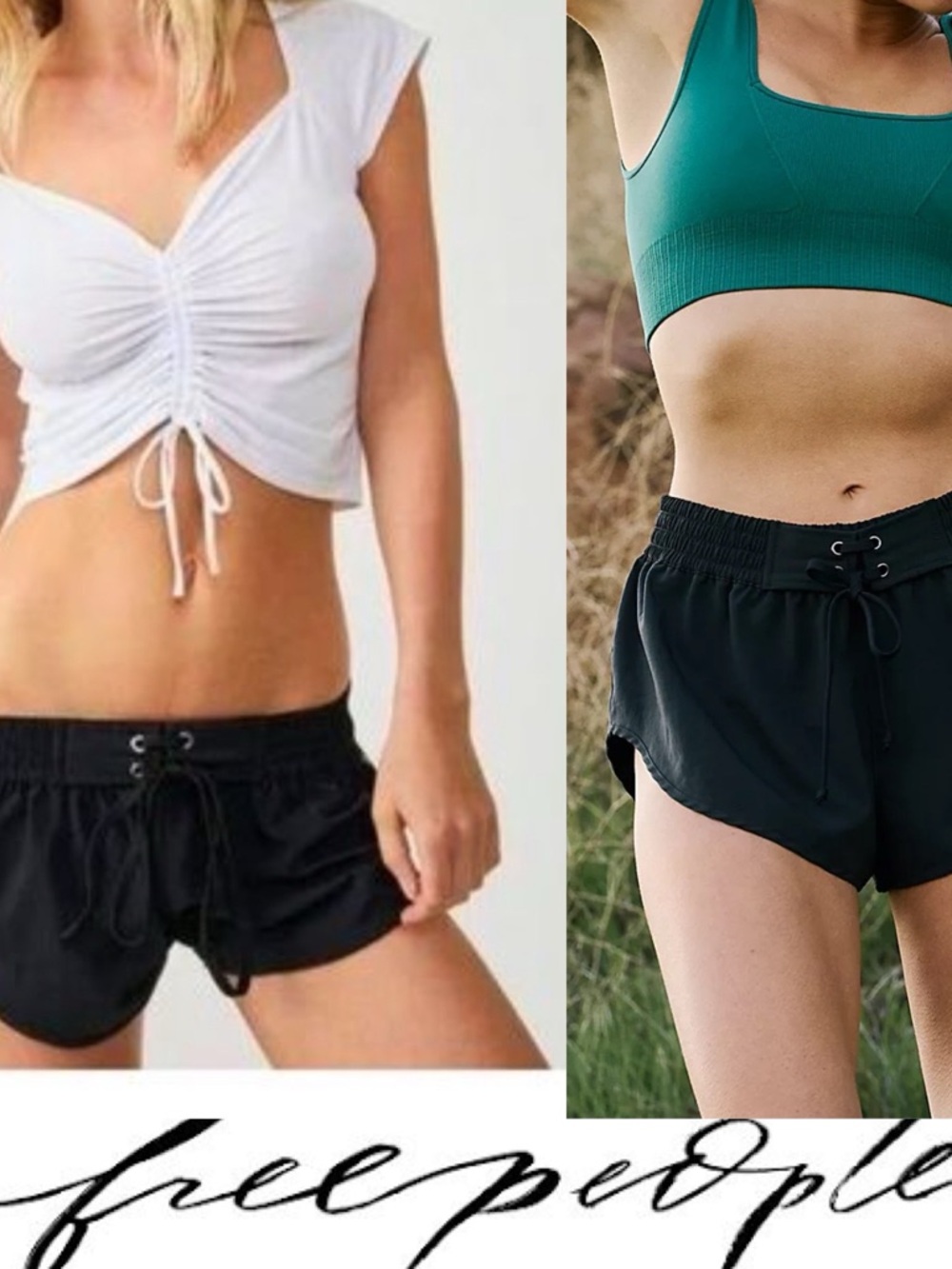 Free People Movement Easy Does It Athletic Shorts ❤️NWOT